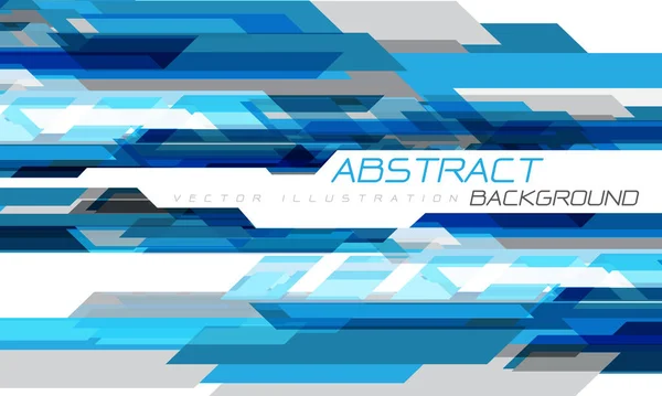 Diseño Creativo Geométrico Gris Azul Abstracto Ilustración Moderna Del Vector — Vector de stock