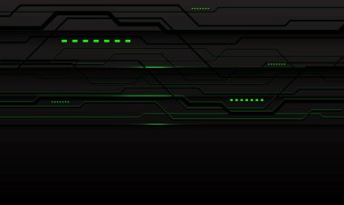 Soyut gri devre kartı teknolojisi elektronik elementlere bağlı bilgisayar dijital arkaplan vektörü