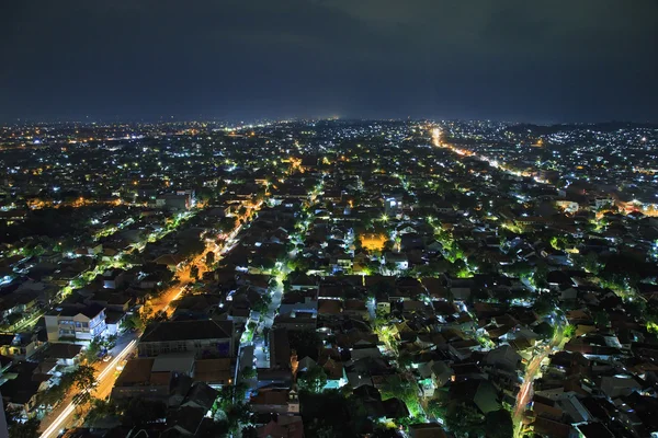 Semarang City di notte — Foto Stock