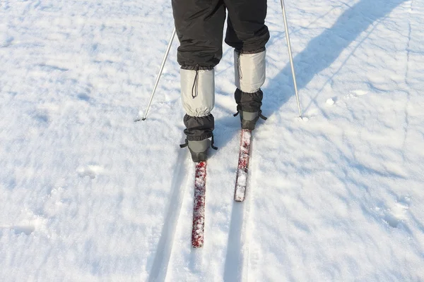 Gaiters on trousers — Stock Photo, Image