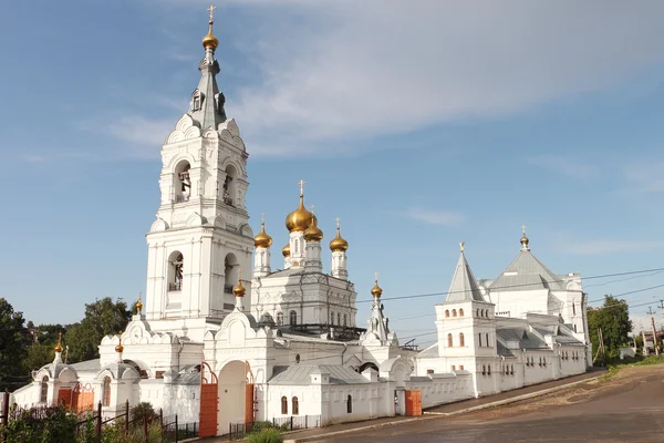 Gökyüzüne karşı kutsal teslis Manastırı St Stefanie. Rusya Stok Fotoğraf