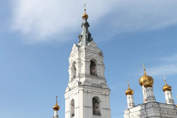 Gökyüzüne karşı kutsal teslis Manastırı St Stefanie. Rusya - Stok İmaj