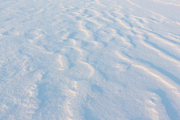 Természetes hó a háttérben folyó felületen a téli — Stock Fotó