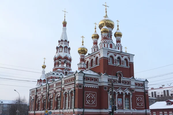 Fragment der 1903 gegründeten Himmelfahrtskirche, Dauerwelle, Russland — Stockfoto