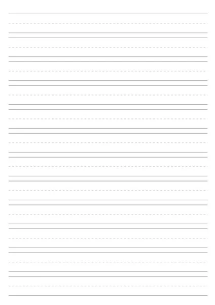 Detailed Lined Paper Texture Isolated Practice Paper Sheets Lines Practice — Stock Photo, Image