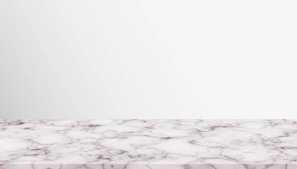 エレガントな大理石のモックアップテーブル プレミアム製品を表示するための無料スペース きれいな灰色の背景は空です 地球の音 アブストラクトイラストデザイン — ストック写真