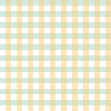 Kusursuz desenli, yeşil ve turuncu renkli. Çizim düz sanat tasarımı. Beyaz arkaplanda.