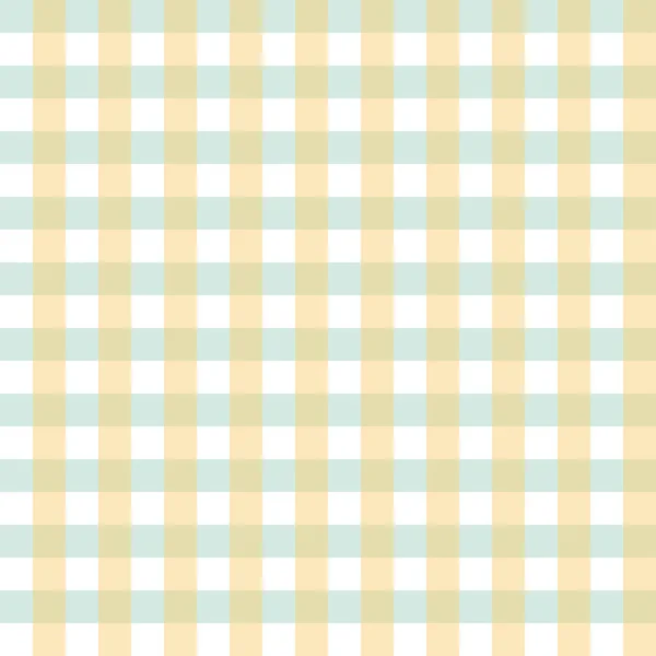 Seamless Pattern Checkered Green Orange Pastel Color Illustration Flat Art — Stock Photo, Image