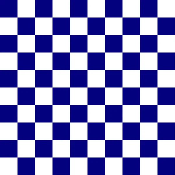 Απρόσκοπτη Μπλε Λευκό Checkerboard Μοτίβο Εικονογράφηση Αφηρημένη Τέχνη Σχεδιασμό Φόντο — Φωτογραφία Αρχείου