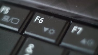 Düğme Pc yazarak klavye siyah