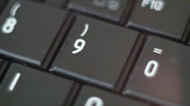 Düğme Pc yazarak klavye siyah