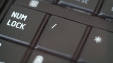 Düğme Pc yazarak klavye siyah