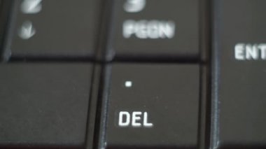 Düğme Pc yazarak klavye siyah