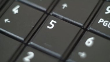 Düğme Pc yazarak klavye siyah