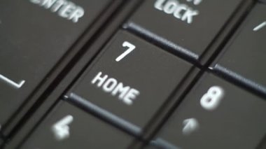 Düğme Pc yazarak klavye siyah