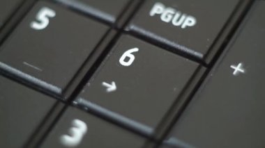 Düğme Pc yazarak klavye siyah