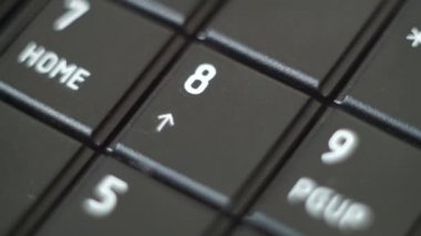 Düğme Pc yazarak klavye siyah