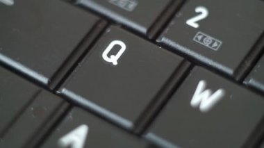 Düğme Pc yazarak klavye siyah