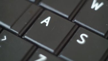 Düğme Pc yazarak klavye siyah