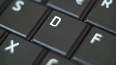 Düğme Pc yazarak klavye siyah