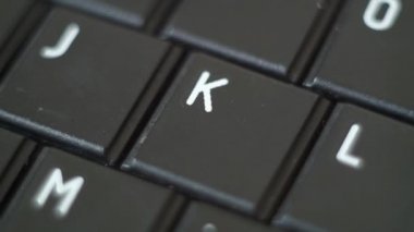 Düğme Pc yazarak klavye siyah