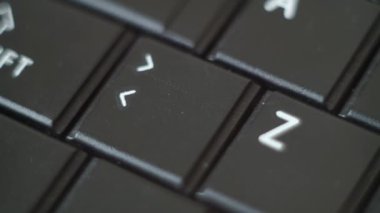 Düğme Pc yazarak klavye siyah