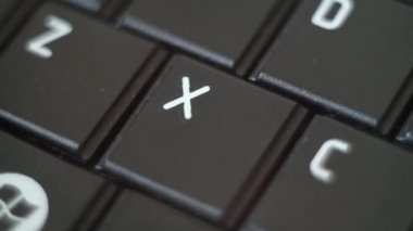 Düğme Pc yazarak klavye siyah