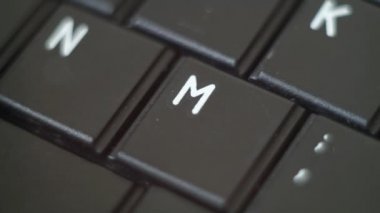 Düğme Pc yazarak klavye siyah