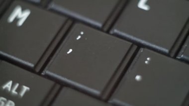 Düğme Pc yazarak klavye siyah