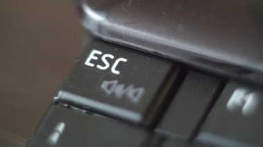 Düğme Pc yazarak klavye siyah