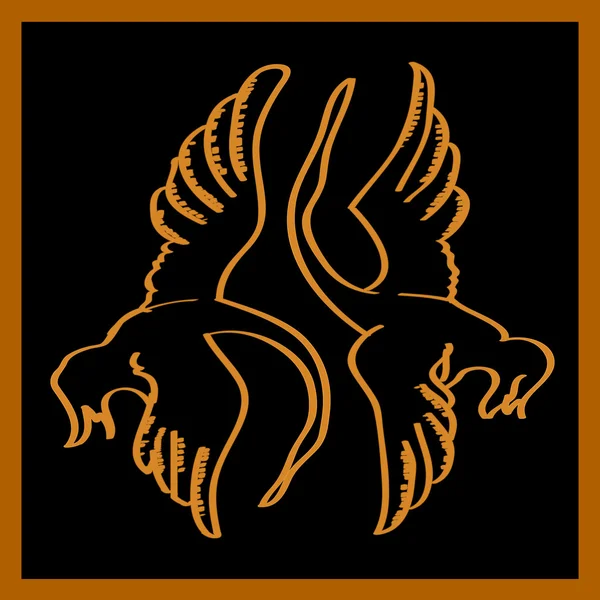 Mistik kuşlar vektör