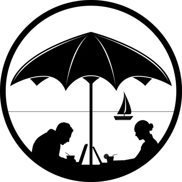 İş ve seyahat simgeler vektör