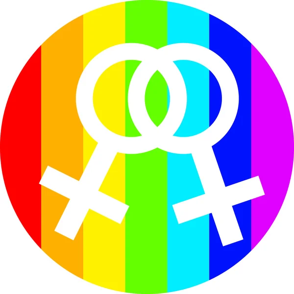 Eşcinsel hayat vektör kadın daire