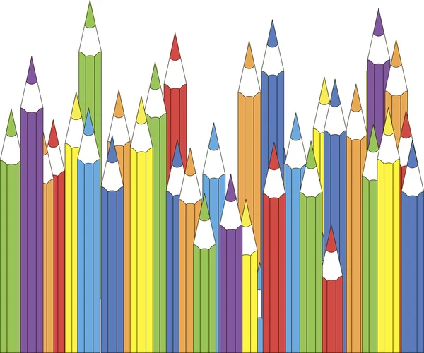 Renkli kalemler vektör