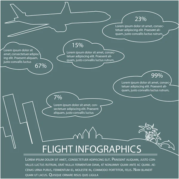 Seyahat infographics vektör