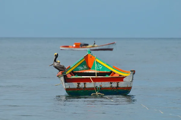 Sea and fishing boats — Stock Photo, Image