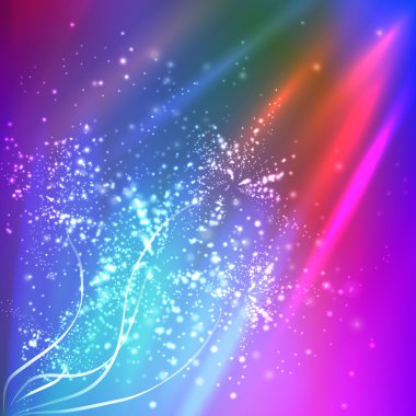 Soyut arkaplanı aydınlat