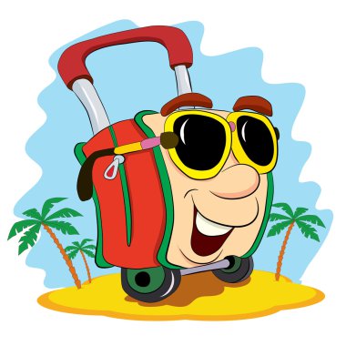 Çizgi film Bagaj çanta