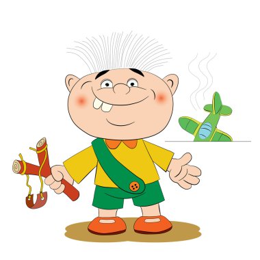 oğlanla slingshot