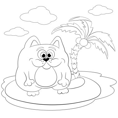 Karikatür kedi Adası