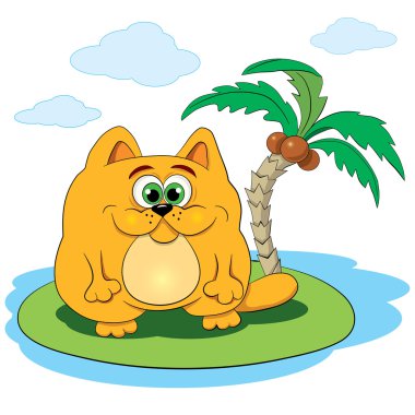 Karikatür kedi Adası