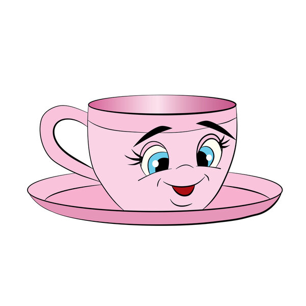 Cartoon merry cup