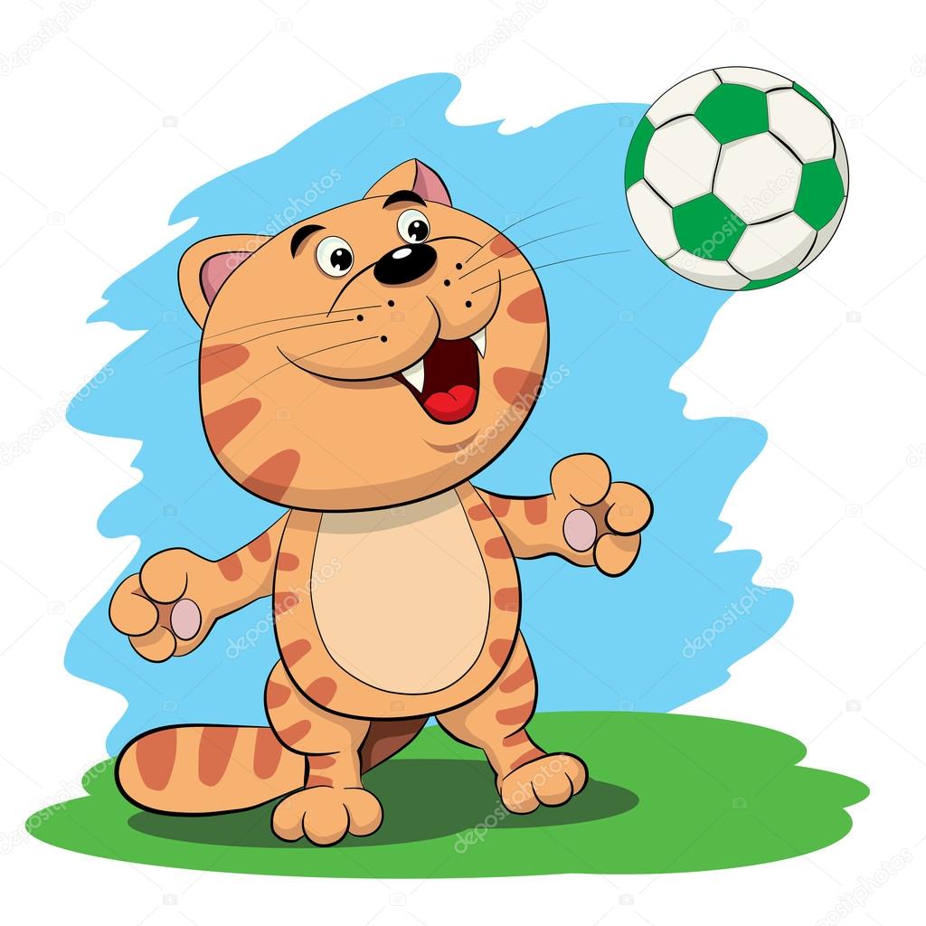 Vetores de Esboço De Página De Coloração De Gato De Desenho Animado Jogando Futebol  Jogo De Futebol Livro De Colorir Para Crianças e mais imagens de Animal -  iStock