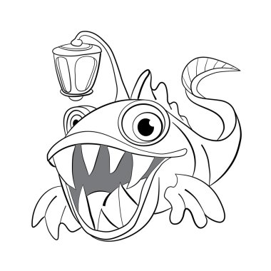 Latern ile derin balık