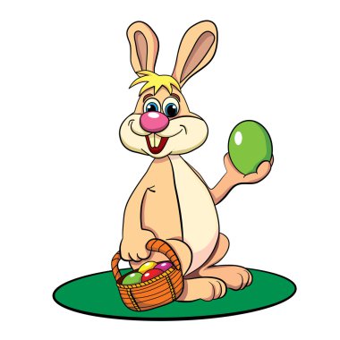 cartoon   Easter bunny clipart