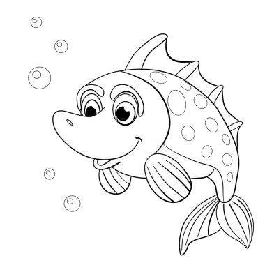 komik karikatür balık