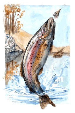 Alabalık yemi takip.