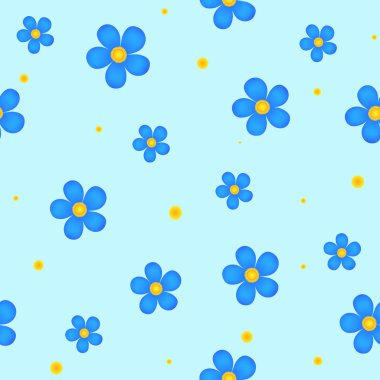 Çiçekler pürüzsüz desen