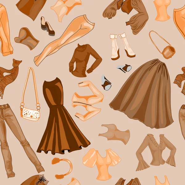 Modèle de robe de mode — Image vectorielle