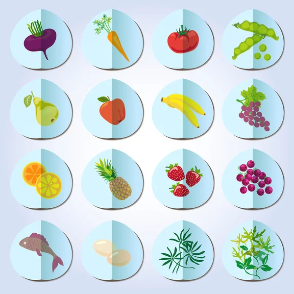 Set of food  icons